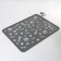 Silicone rug for a bowl "Pattern", 30x40 cm, gray