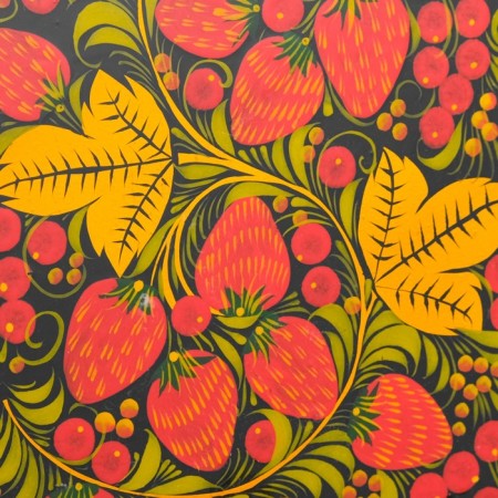 Defense board "Berry", mix, Khokhloma-3
