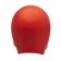 ATEMI EC102 swimming cap, silicone with “ears”, red color