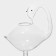 Magistro glass glass "Swan", 170 ml, 12 × 7 × 20 cm