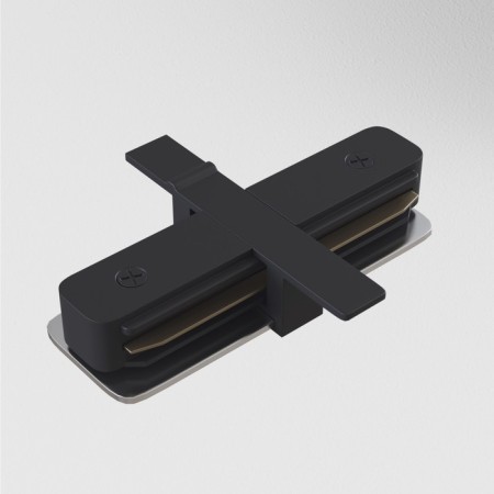 Direct connector for the built-in track system Technical tra002c-11b, 8x6x2 cm, black color-2