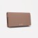 Women's wallet on magnets, brown color