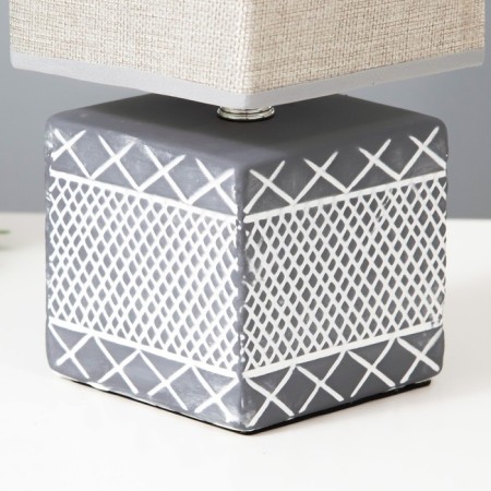 Rufi table lamp E14 40W gray 12.5x12.5x29 cm Risalux-4