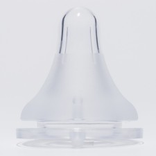 A nipple for a bottle, +6 months (x)., Fast stream, classic throat 35mm.