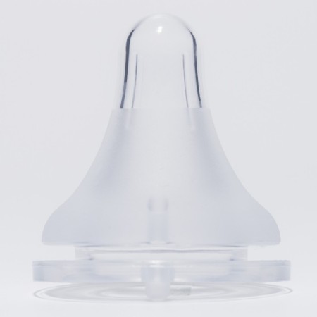 A nipple for a bottle, +6 months (x)., Fast stream, classic throat 35mm.