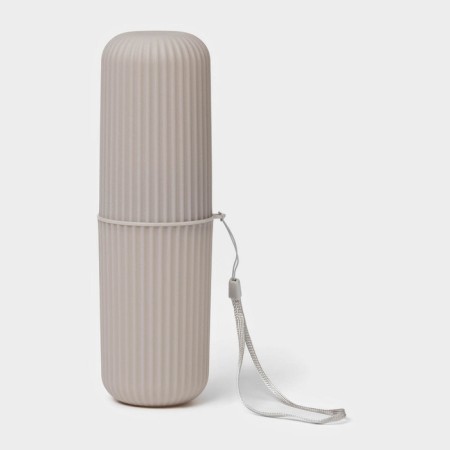 Case for toothbrush and paste "Ribris", 19 × 6.7 × 5.8 cm, color gray color-1