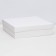 The box is folding, cover is, white, 30 x 30 x 8 cm