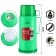 Thermos 1 l, with a glass flask, retains heat 8 hours, 13 x 28 cm, green