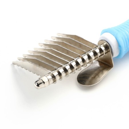 Side Colt "Comfort" 9 blades, non -slip rubber pen, blue-3