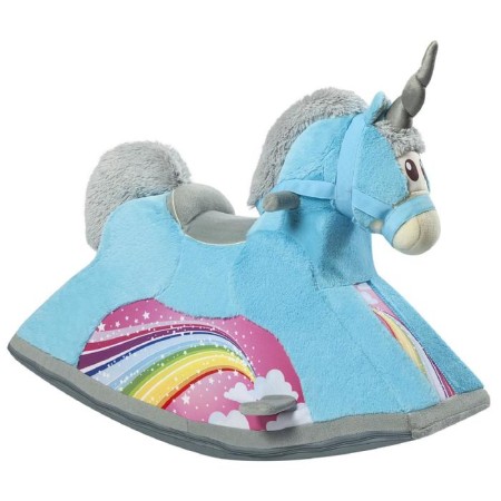 Children's rocking chair "Unicorn", blue-1