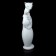 Souvenir Ceramics "Egyptian cat with a kitten, white" 23x8x5.5 cm