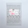 Rhinestones of self -adhesive curly “Assorted”, 128 pcs on a sheet, with holography, silver color