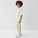 Children's pants Minaku: Fleece Soft, beige color, height 128 cm