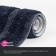 A set of mats for the bathroom IDDIS, 65x45 cm, 45x45 cm, microfiber, blue color