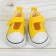 Semicircks for dolls, sole length 5 cm, yellow color