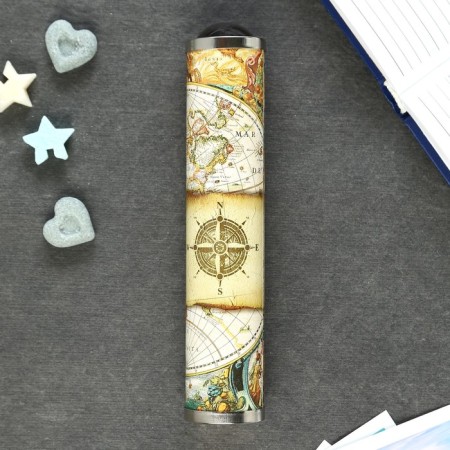 Kaleidoscope souvenir "Map of a sailor" embossing 19x4x4 cm