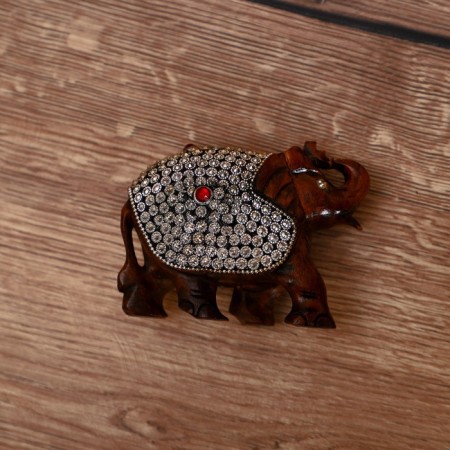Souvenir "Elephant" wood 8 cm-3