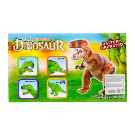 Dinosaur "Rex" works on batteries, light and sound effects, mixtures-6