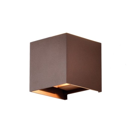 Street lamp Mantra Davos, Led, 1100lm, 3000k, 100x100x100 mm, brown color-1