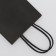 Craft package black, round handle, 15 x 12 x 6 cm, 120 g
