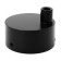 Adapter for hidden installation of Domoterma heated towel rail, black