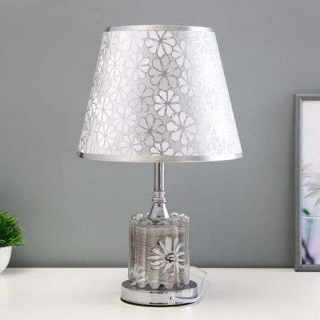 Elois light lamp with E27 40W chrome 25x25x41 cm-2