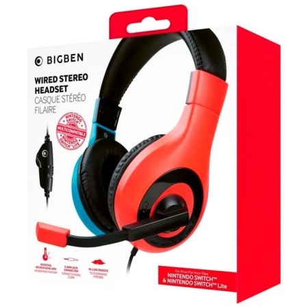 Game headset Bigben Switchheadsetv1r+B-8