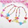 Children's "chosen" butterflies matte, 40 cm, colored