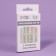 Frighting Nails Provence, 12 pcs, with adhesive plates, ballerina shape, beige/blue color