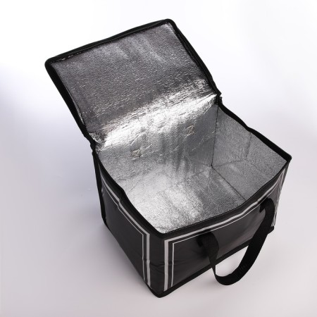 Tarmosumka with zipper, 14 l, black/gray color-2