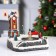 LED figure "Town Hall" 25.5 × 25.5 × 21 cm, polystone, USB, glow of multi