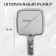 A mirror with a kavad-t handle (1) b/a wave of 8.5*8.5/10*16.9cm plastic silver k/box QF