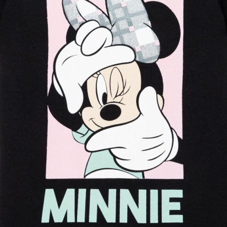 Children's T-shirt "Minnie" Minnie Mouse, height 122-128, black color-8