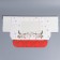 Box for eclairs with inserts - 5 pcs “Retro Post”, 25.2 x 15 x 7 cm, New Year