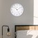 Wall clock, interior d = 30 cm, silent