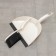 Brush-clutch with a scoop with an edge MALTA, beige color
