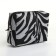 Cosmetic bag with lightning, the color is black/white