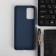 Pero cover for Samsung A72, silicone, blue