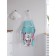 Apron of a kitchen with a photo print "Fashionable dog", adjustable, size OS