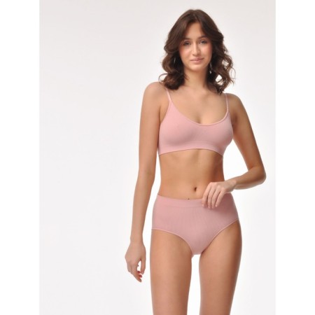 Women's cowls with texture Rubchik MIREY CULOTTE, size 42-44, pink color-2