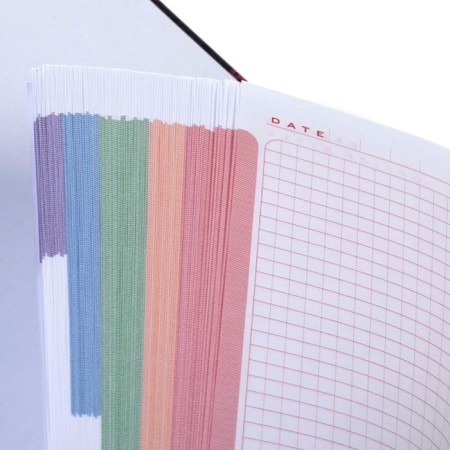 A4 business notebook, 80 sheets, in the "Fashion" cage, solid cover, matte lamination, 3D foil, block 60g/m2-1