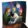 Gift folding box with 3D, cold heart, 15x15x7 cm