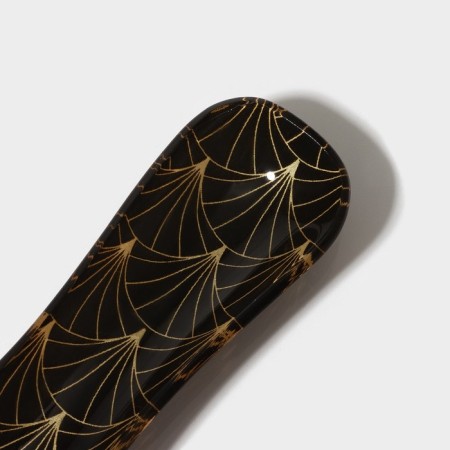 Glass stand under a spoon of the Golden Feather, 23.5 × 8.3 cm-5