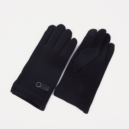 Gloves are male, dimensionless, without insulation, black color