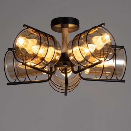 Maintenance chandelier 5he27 40w Black 43x14x21cm Bayerlux-1