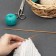 Knitting needles, straight lines, d = 3 mm, 25 cm, 2 pcs