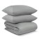 Set 2 joint venture Essential, duvetel 200x220 cm, pillowcase 50x70 cm - 2 pcs, color light gray