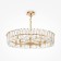 Suspension lamp Maytoni Mod043PL-08G, 8XE14, 60W, 75x75x66.8 cm, Color Gold