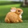 Garden Figure "Bunny Glying" 14x7x11cm