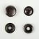 Installation button, omega (o-shaped), iron, d = 15 mm, black nickel color